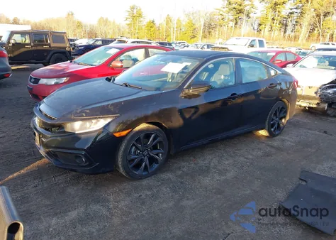 2019 Honda Civic Sport from USA, damaged, VIN 2HGFC2F84KH514704